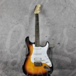 Squier Bullet Strat with Tremelo HSS Brown Sunburst
