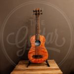 Kala UBass figured exotic mahogany fretted