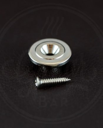 Boston for bass guitar, button model, nickel, with screw, 19mm, height 7mm