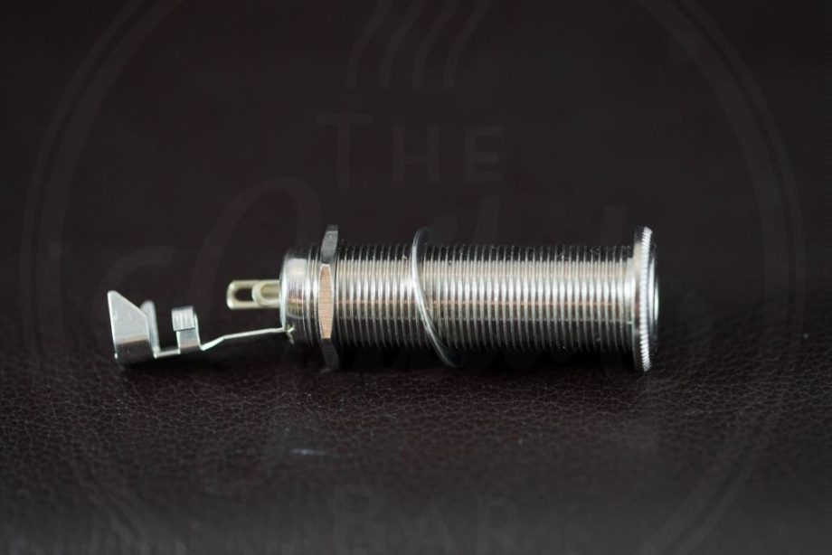 Switchcraft thick panel jack, for 6,3mm jack, 3-pole, nickel, made in USA