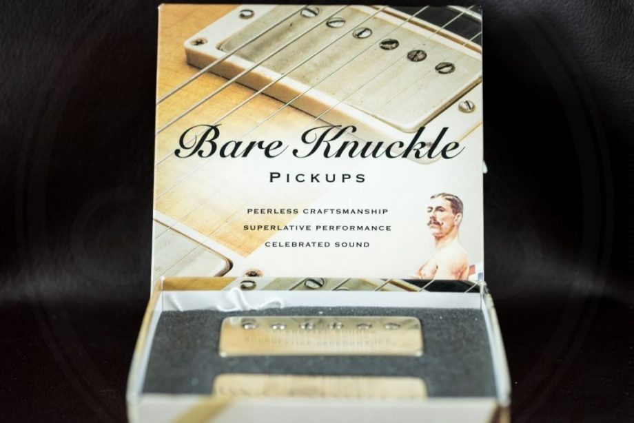Bare Knuckle Pickups Irish Tour Strat single coil set, Vintage Stagger, parchment white covers, RW/RP polarity