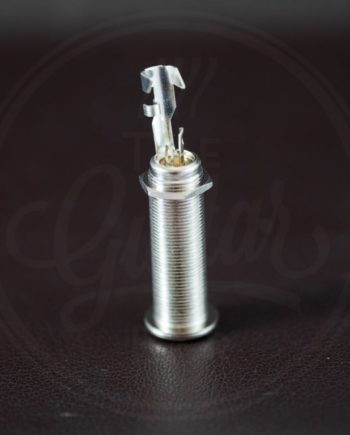 Switchcraft thick panel jack, for 6,3mm jack, 3-pole, nickel, made in USA