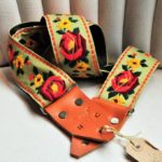 Holy Cow real vintage orange rose on green