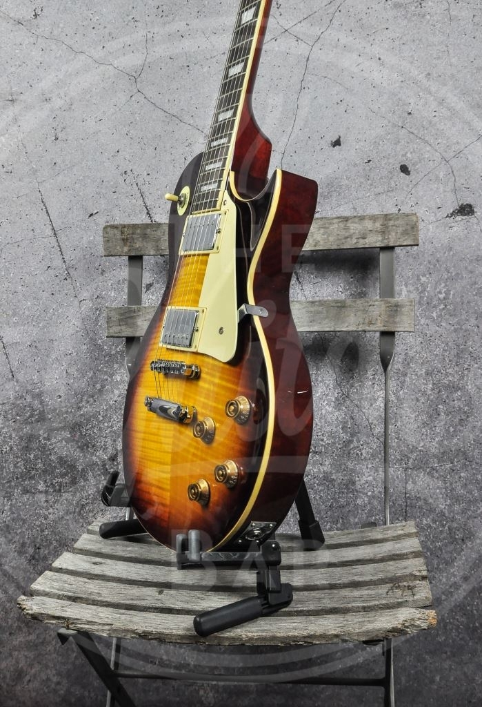 Vintage electrische gitaar LP-model Iced Tea Sunburst