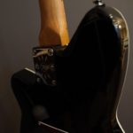 Reverend double agent roasted maple fingerboard Wilkinson trem - transp midnight black