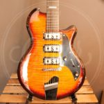 Supro Hampton flame maple Tobacco incl gigbag