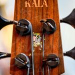 Kala UBass figured exotic mahogany fretted