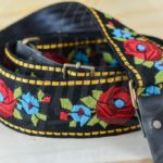 Holy Cow real vintage 60ties strap Red 'n Blue Roses