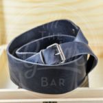 Liam guitar strap wide black leather