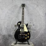 Vintage electrische gitaar LP-model zwart