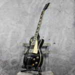 Vintage electrische gitaar LP-model zwart
