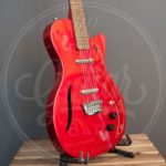 Danelectro Vintage Baritone (56 Body, Bottle HS; F-Hole) Metallic Red