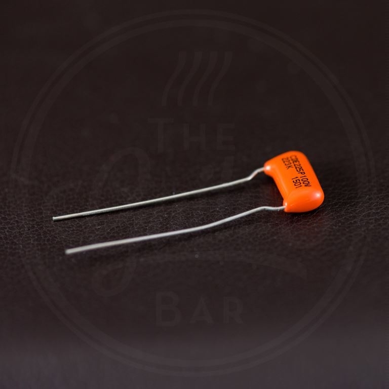 .022 µF Orange Drop capacitor, 100V