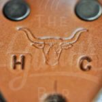 Holy Cow real vintage orange rose on green