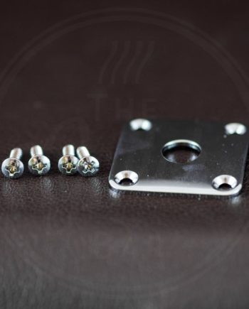 jackplate Les Paul chrome, with screws