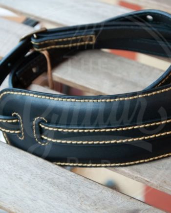 Kaffa Vintage Skinny black / gold stitching