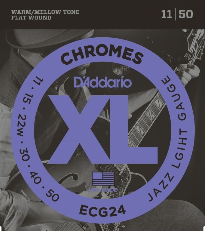 D'ADDARIO E-guitar flatwound 11-50