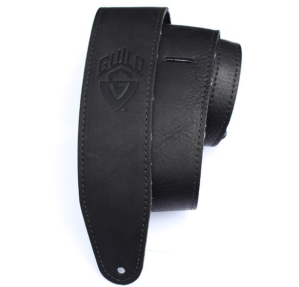 Guild standard leather strap black