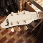 Supro Belmont americana sparkle white with gigbag