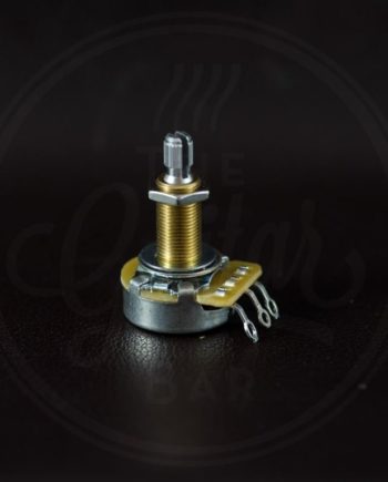 CTS 500k audio potentiometer, long bushing .750”, 3/8” diameter, for thick/carved tops, LP, USA