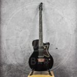 DANELECTRO 56 SINGLE CUT BASS GUITAR - BLACK