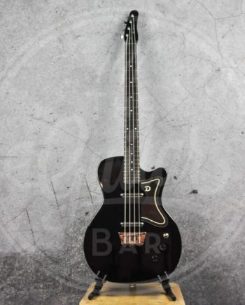 DANELECTRO 56 SINGLE CUT BASS GUITAR - BLACK