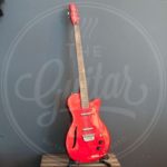 Danelectro Vintage Baritone (56 Body, Bottle HS; F-Hole) Metallic Red