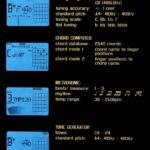Boston chromatic tuner, metronome, chord computer