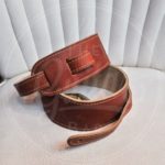 Guild deluxe leather strap brown