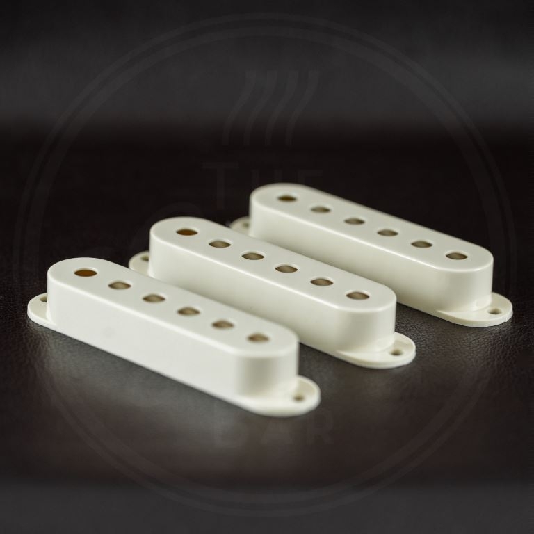 Fender Genuine Replacement Part pickup cover Stratocaster, parchment, plastic, set of 3