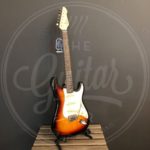 Revelation strat style guitar 3 x single coil Entwistle pu lignum rosa fingerboard 3tone sunburst