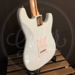 Revelation strat guitar lefthand 3 x single coil Entwistle pu maple fingeboard daphne blue