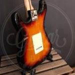 Revelation strat style guitar 3 x single coil Entwistle pu lignum rosa fingerboard 3tone sunburst