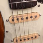 Revelation strat style guitar 3 x single coil Entwistle pu lignum rosa fingerboard 3tone sunburst