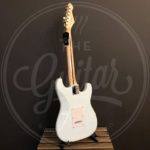 Revelation strat guitar lefthand 3 x single coil Entwistle pu maple fingeboard daphne blue