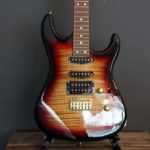 Valley Arts strat flame maple top 3TS