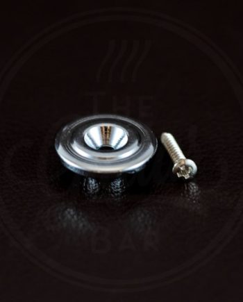 Boston for bass guitar, button model, chrome, with screw, 19mm, height 7mm