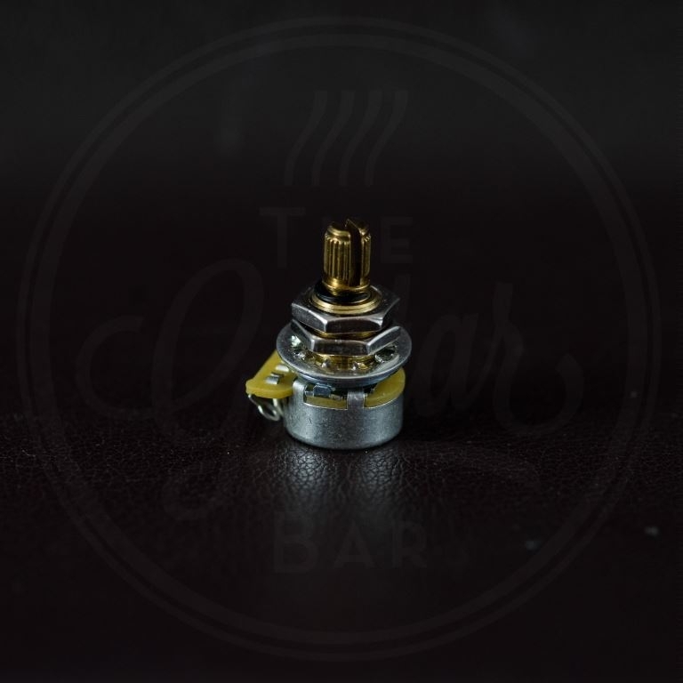 CTS 500k mini audio potentiometer, 9% tolerance, brass shaft