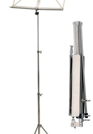 K&M Music Stand Nickel-kleur