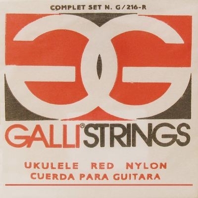 galli strings for soprano ukulele red nylon