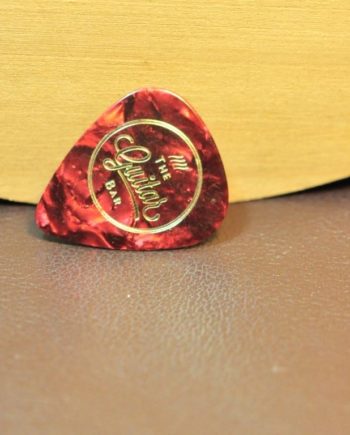 Guitar Bar picks medium - red