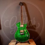 Radix Osiris green flamed top in koffer