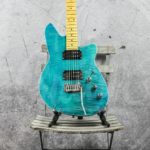 Reverend Kingbolt flamed maple turquoise