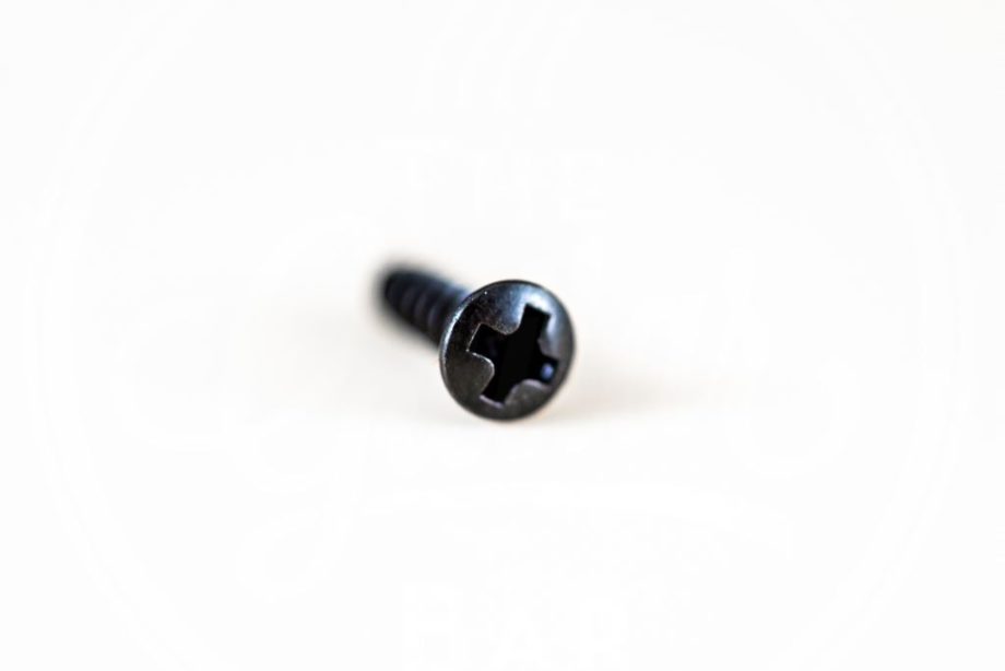StewMac Gibson style pickguard screws, black
