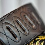 Levy's '60s jacquard sun polyester black guitar strap