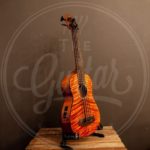 Kala UBass figured exotic mahogany fretted