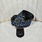 Gaucho traditional series 2" jacquard weave - blue on black