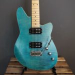 Reverend Kingbolt flamed maple turquoise