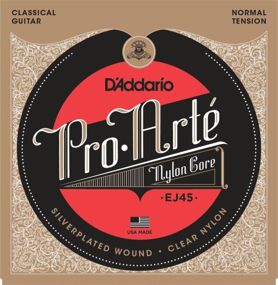 D'Addario snaren klassieke gitaar / Normal tension clear-silver plated