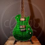 Radix Osiris green flamed top in koffer